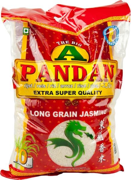 Rijst producten - Big Pandan Jasmin Long Grain Jasmine Perfumed A 4.5 kg