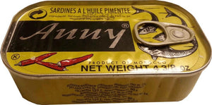 Anny Sardines à l'Huile Pimentée 90 g