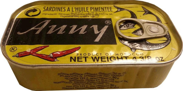 Anny Sardines à l'Huile Pimentée 90 g