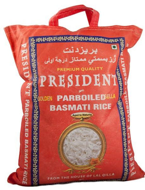 Rice Basmati Parboiled President 5 kg