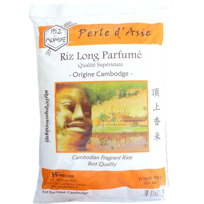 Perle d'Azie Riz Long Parfumé Cambodian 20 kg