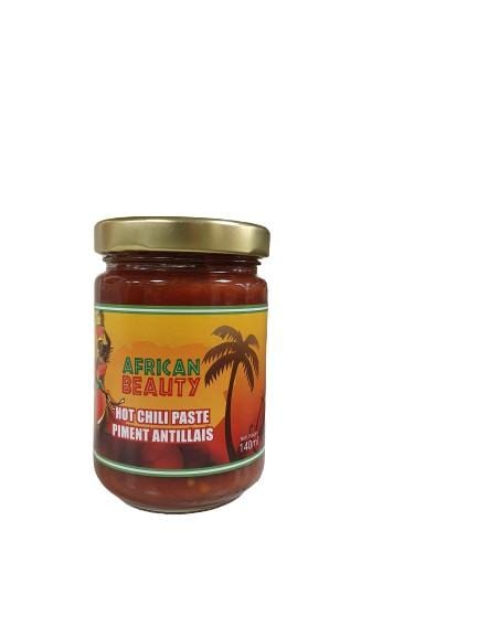 African Beauty Hot Chili Paste Antilles 140 ml