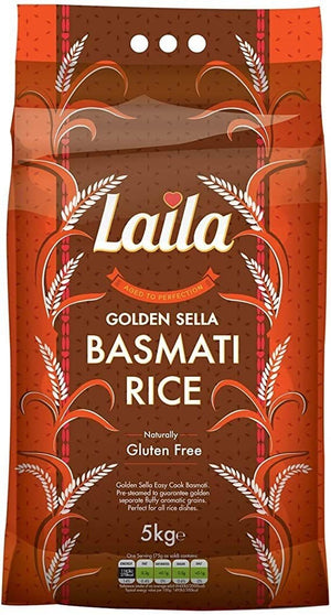 Laila Basmati Golden Sella 5 kg