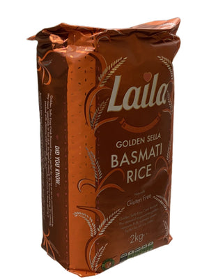 Laila Golden Sella Basmati Rice 2 kg