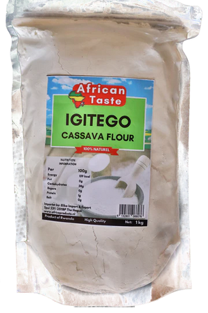 African Taste Bio Cassava Flour Igitego Rwanda 1kg