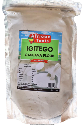 African Taste Bio Cassava Flour Igitego Rwanda 1kg