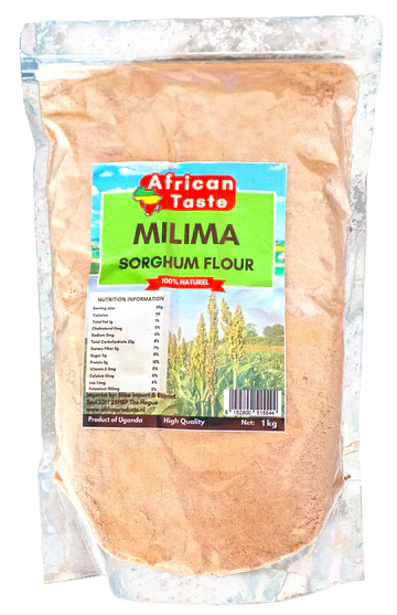 African Taste Bio Red Sorghum Flour Milima Uganda 1kg
