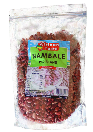 African Taste Nambale Bio Red Beans Uganda 1 kg