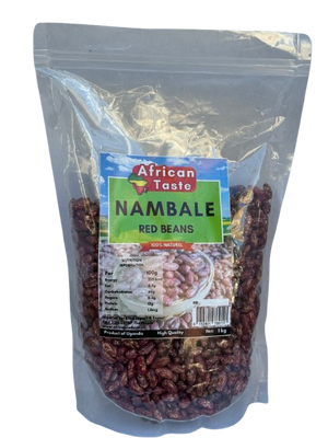 African Taste Nambale Bio Red Beans Uganda 1 kg