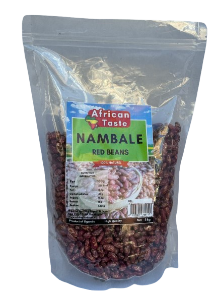 African Taste Nambale Bio Red Beans Uganda 1 kg