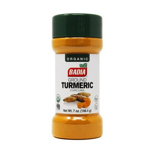 Badia Organic Ground Turmeric Curcuma 56,7 g - Africa Products Shop