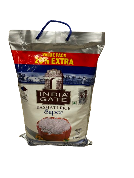 India Gate Basmati SUPER Rice 5 kg