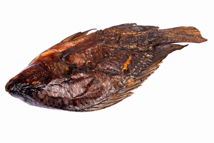 Smoked tilapia fish