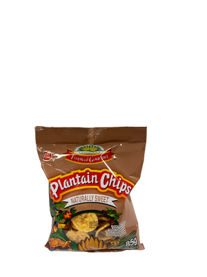 Tropical Gourmet Plantain Chips Naturally Sweet 85 g - Africa Products Shop