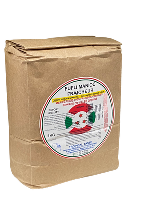 Tropical Taste Cassava Flour Burundi (fufu) 1 kg - Africa Products Shop